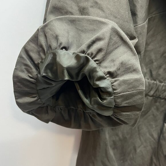 Liz Claiborne Shawl Collar Jacket Dark Gray ¾ Sleeves Size‎ MP - Picture 3 of 7